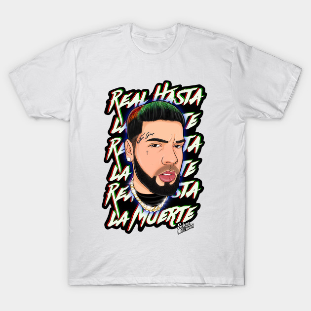 Anuel AA Real Hasta La Muerte Camisa T Shirt TeePublic